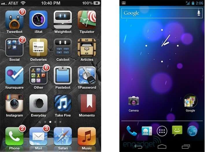 iOS 5 против Android: Сравнительный анализ мобильных операционных систем для планшетов и смартфонов