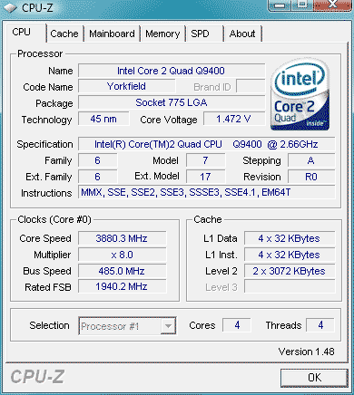 Разгон Intel Core 2 Quad Q9400: Подробное руководство
