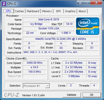 Разгон Intel Core i3-3240: Подробное руководство